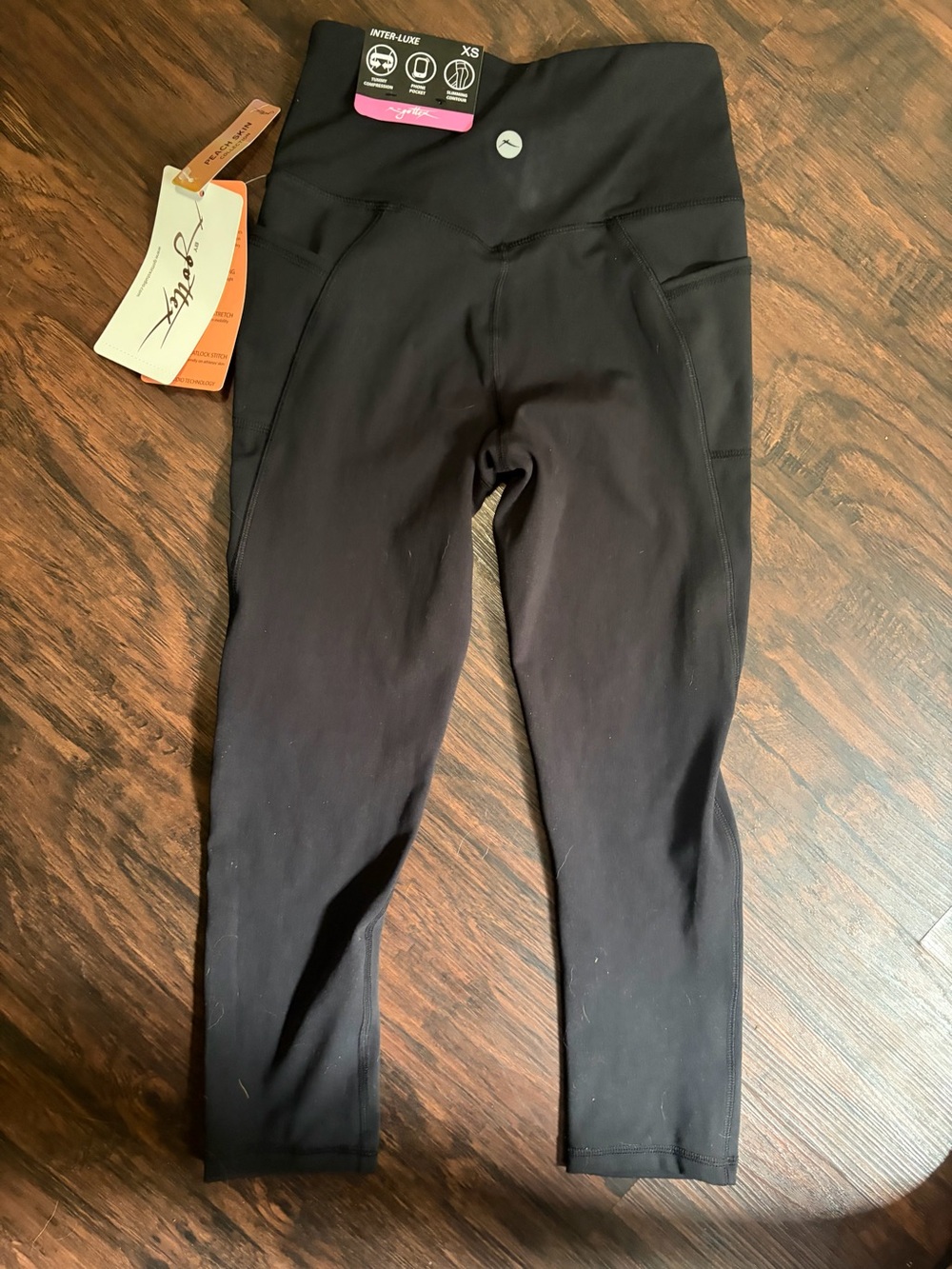 NWT XS Gottex leggings with pockets - Picture 3 of 5